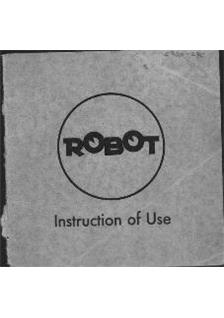 Robot Robot manual. Camera Instructions.